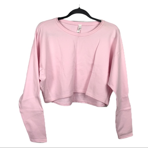 lululemon athletica Tops - Lululemon Oh Hey Cropped Pullover - Pink, 8